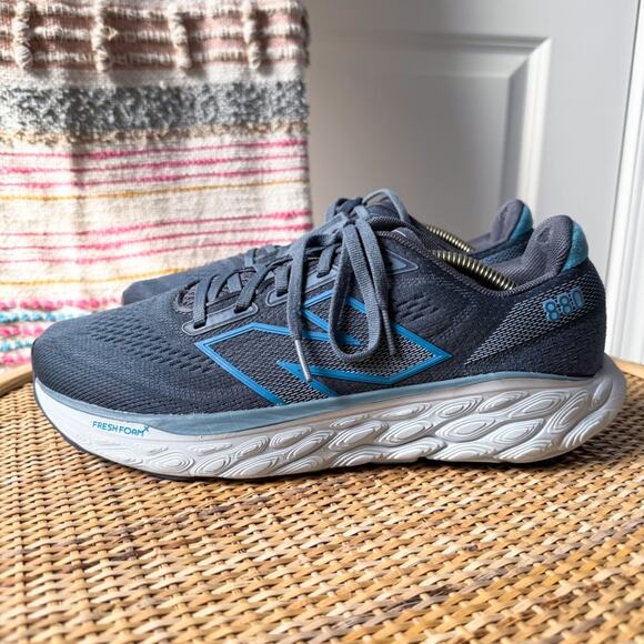 New Balance Fresh Foam X 880 V14 Arctic Grey Quarry Blue Sneakers Women’s 9.5 - Picture 4 of 9